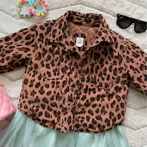 KIDS: babyGap Leopard Shirt Jacket - Picture 2 of 8